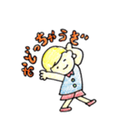 きいろいかみのこども（個別スタンプ：12）