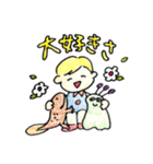 きいろいかみのこども（個別スタンプ：29）