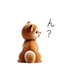 3Dリアル柴犬♡年中使えて超可愛い！（個別スタンプ：31）