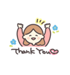 ありがとうの挨拶（個別スタンプ：1）