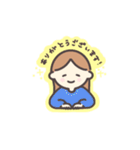 ありがとうの挨拶（個別スタンプ：5）