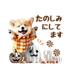 コーギーのハロウィンづくしスタンプ（個別スタンプ：28）