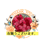 薔薇のスタンプ、yamami（個別スタンプ：2）