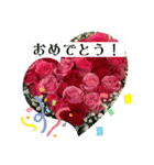 薔薇のスタンプ、yamami（個別スタンプ：3）