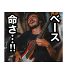 ベーシストに足向けて寝られない‼︎（個別スタンプ：1）