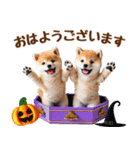 まめしばのハロウィンづくしスタンプ（個別スタンプ：18）