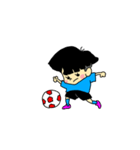 サッカー少年動くスタンプ（個別スタンプ：6）