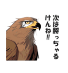 博多弁で野球の応援をする鷹【福岡・九州】（個別スタンプ：39）