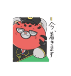 マスクドマヌルのスタンプ（個別スタンプ：8）