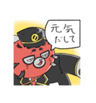 マスクドマヌルのスタンプ（個別スタンプ：13）