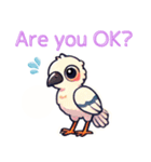 鳥の日常会話lineスタンプ（個別スタンプ：3）