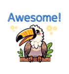 鳥の日常会話lineスタンプ（個別スタンプ：10）