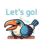 鳥の日常会話lineスタンプ（個別スタンプ：12）