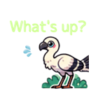 鳥の日常会話lineスタンプ（個別スタンプ：14）