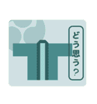 和太鼓法被の相手の反応を促す言葉スタンプ（個別スタンプ：1）