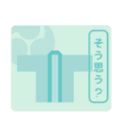 和太鼓法被の相手の反応を促す言葉スタンプ（個別スタンプ：15）