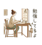 おだんご女子のひとこと（個別スタンプ：40）