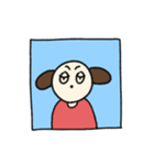 丁寧めな言葉づかいの茶色い犬（個別スタンプ：40）