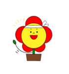 お花 イラスト スタンプ（個別スタンプ：9）