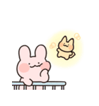 愛しています！うさぎとキツネ（個別スタンプ：33）