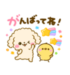 気持ち伝わる♡ふわもこトイプー（個別スタンプ：20）