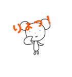 くまっぽい子（個別スタンプ：5）