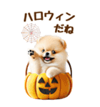 【BIG】ポメラニアンでハロウィン（個別スタンプ：33）