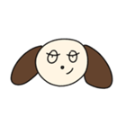 茶色くてかなりいい感じの犬（個別スタンプ：7）