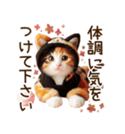 ねこの日常と待ち合わせ‪ᥫᩣ  ̖́-（個別スタンプ：6）