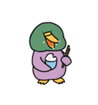 ぼそぼそ鳥とねぎカモの日常（個別スタンプ：2）
