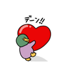 ぼそぼそ鳥とねぎカモの日常（個別スタンプ：7）