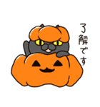 【猫】ハロウィンスタンプ【兎】（個別スタンプ：13）