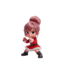 ピンク髪の可愛い女の子特集（個別スタンプ：11）