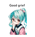 全て同じセリフ【Good grief】  2（個別スタンプ：3）