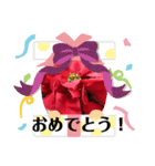 12月の花スタンプ、yamami（個別スタンプ：7）