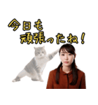 守護霊の猫（個別スタンプ：8）