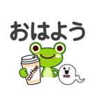 ハロウィン♡カエル【デカ文字】（個別スタンプ：7）