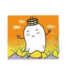 温泉おばけ★旅に出る（個別スタンプ：7）