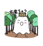温泉おばけ★旅に出る（個別スタンプ：15）