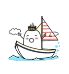 温泉おばけ★旅に出る（個別スタンプ：32）