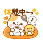 毎日連絡♡ねこねこにゃんこ（個別スタンプ：18）