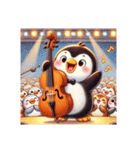 愛くるしいペンギンとチェロの音色 2（個別スタンプ：5）