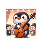 愛くるしいペンギンとチェロの音色 2（個別スタンプ：6）