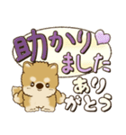 柴犬・茶色い犬【カラフル】2024（個別スタンプ：27）