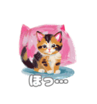 かわいいこねこのご挨拶Christmas（個別スタンプ：3）