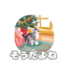 かわいいこねこのご挨拶Christmas（個別スタンプ：13）