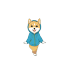 踊る犬 芝犬 dancing dog（個別スタンプ：5）