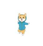 踊る犬 芝犬 dancing dog（個別スタンプ：6）