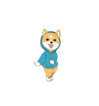 踊る犬 芝犬 dancing dog（個別スタンプ：8）