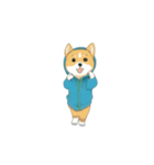 踊る犬 芝犬 dancing dog（個別スタンプ：10）